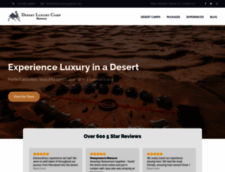 desertluxurycamp.com screenshot