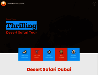 desertsafari.net screenshot