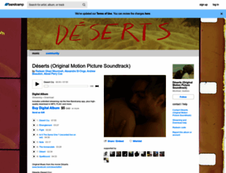 desertsfilm.bandcamp.com screenshot