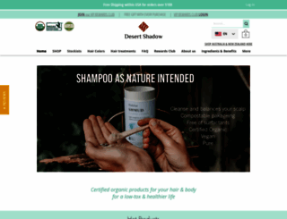 desertshadoworganic.com screenshot