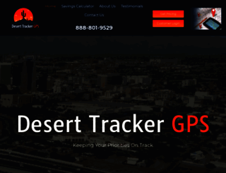 deserttrackergps.com screenshot