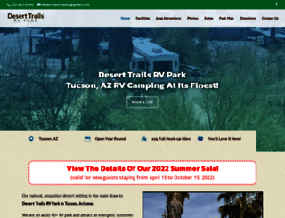 deserttrailsrvpark.com screenshot