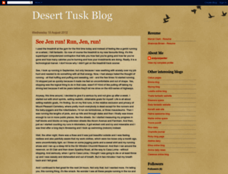 deserttusk.blogspot.com screenshot