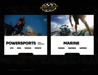 desertvalleypowersports.com screenshot