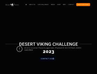 desertvikingchallenge.com screenshot