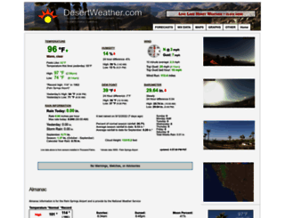desertweather.com screenshot