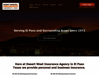 desertwestinsurance.com screenshot