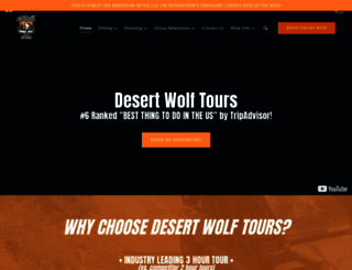 desertwolftours.com screenshot