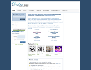design-online.co.uk screenshot