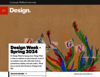 design.cmu.edu screenshot