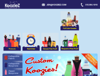 design.kooziez.com screenshot