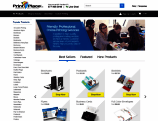 design.printplace.com screenshot