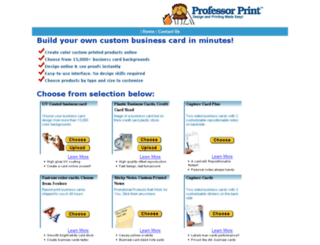 design.professorprint.com screenshot