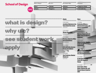 design.uic.edu screenshot