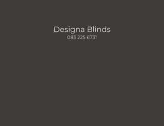 designablinds.co.za screenshot