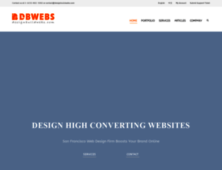 designbuildwebs.com screenshot