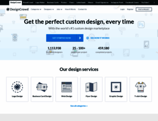 designcrowd.com.mx screenshot