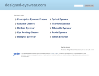 designed-eyewear.com screenshot