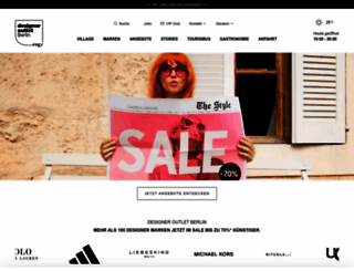 designer-outlet-berlin.de screenshot