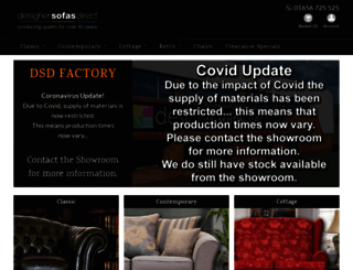 designer-sofas.co.uk screenshot