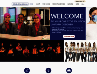 designer-uniforms.com screenshot