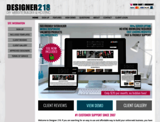 designer218.com screenshot