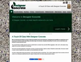 designerconcrete.co.nz screenshot
