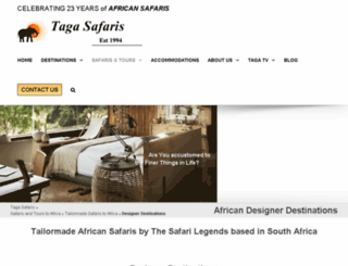 designerdestinationsafaris.com screenshot