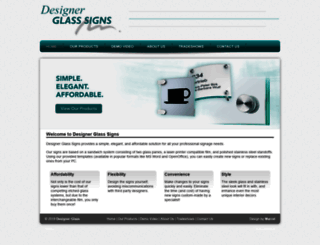 designerglasssigns.com screenshot