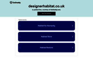 designerhabitat.co.uk screenshot