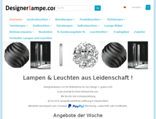 designerlampe.com screenshot
