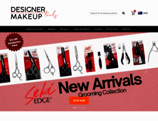 designermakeuptools.com screenshot