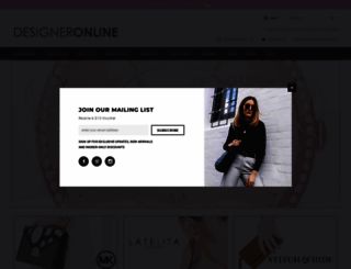 designeronline.com.au screenshot