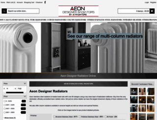 designerradiators.uk.com screenshot