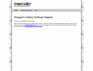 designersgallerysoftware.com screenshot