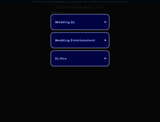 designerweddingdj.co.uk screenshot