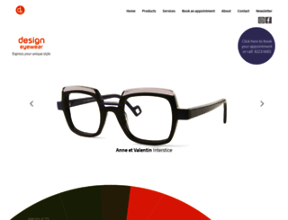 designeyewear.com.au screenshot