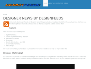 designfeeds.com.au screenshot