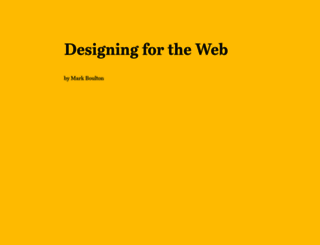 designingfortheweb.co.uk screenshot