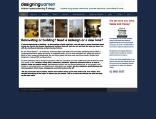 designingwomen.com.au screenshot