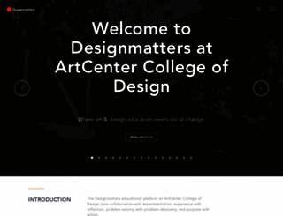 designmattersatartcenter.org screenshot