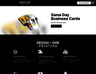 designoneprinting.com screenshot