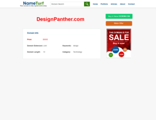 designpanther.com screenshot