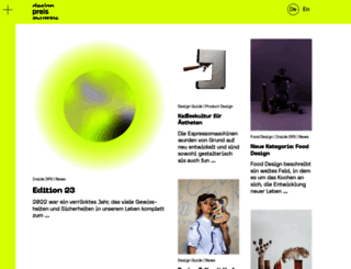 designpreis.ch screenshot