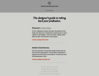 designprofessionalism.com screenshot