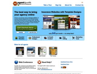 designs.agentquote.com screenshot