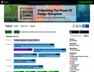 designsummit2019.sched.com screenshot