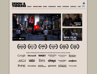 designthinkingmovie.com screenshot