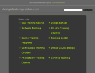 designtrainingcenter.com screenshot
