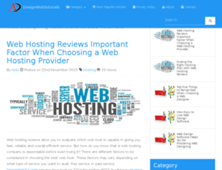 designwebtutorials.com screenshot